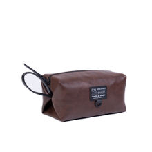 Smith & Blake Unisex Pu Solid Brown Pouch