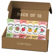 Cureveda Plant Protein & Herbs Fruity Refreshing Flavours Powder