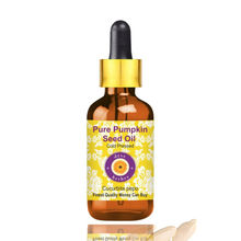 Deve Herbes Pure Pumpkin Seed (Cucurbita Pepo) Oil for Fuller, Thicker Hair & Rich in Vitamin E