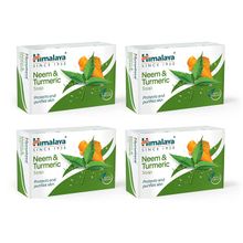 Himalaya Neem & Turmeric Soap - Pack of 4 (Save Rs.20/-)