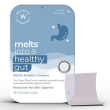 Wellbeing Nutrition Melts Healthy Gut, Probiotics, Indigestion, Gas, Mixed Berry Flavour