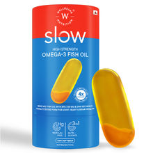 Wellbeing Nutrition Slow 4x Strength Omega 3 Fish Oil, 1850mg with EPA 720mg, DHA 500mg Capsules