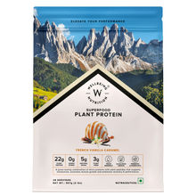 Wellbeing Nutrition Organic Vegan Protein Isolate, 3B CFU Probiotics, French Vanilla Caramel