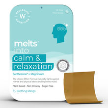 Wellbeing Nutrition Melts Calm & Relaxation, L-theanine, Reduces Cortisol, Mango Flavour