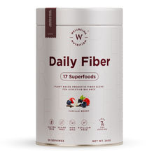 Wellbeing Nutrition Daily Prebiotic Fiber, 17 Superfoods, Bloating, Indigestion, Vanilla Berry