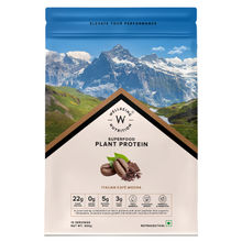 Wellbeing Nutrition Organic Vegan Protein Isolate, 3B CFU Probiotics, Italian Cafe Mocha