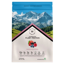 Wellbeing Nutrition Organic Vegan Protein Isolate, 3B CFU Probiotics, Canadian Mixed Berry