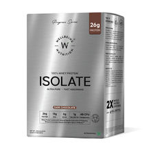 Wellbeing Nutrition Whey Protein Isolate, 26g Protein, 4B CFU Probiotics, Dark Chocolate, Pack of 6