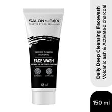Salon In A Box Daily Deep Cleansing & Brightening Face Wash Volcanic Ash & Charcoal, All Skin Types