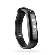 MevoFit Slim HR Fitness Band: Fitness Smartwatch and Activity Tracker for Men and Women Black