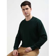 Tommy Hilfiger Green Textured Sweater