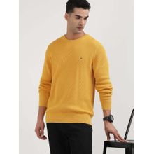 Tommy Hilfiger Refined Structure Yellow Sweater