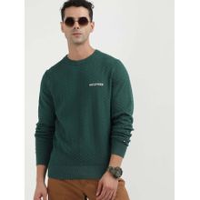 Tommy Hilfiger Diamond Structure Green Sweater