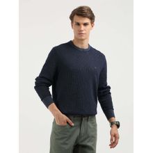 Tommy Hilfiger Pima Org Cotton Navy Blue Sweater