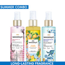 Wanderlust Bestseller Summer Trio Perfume Mist - Fruity, Aqua & Fresh Citrus
