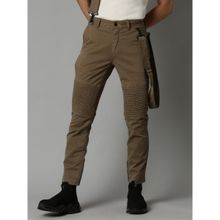 BREAKBOUNCE Olive Taika Slim Fit Biker Trouser