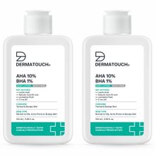 Dermatouch AHA 10% BHA 1% Body Lotion - Pack of 2