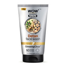 WOW Skin Science Men Korean Ginseng + Kojic Acid Detan Face Wash Gel
