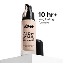 Nykaa Cosmetics All Day Matte Long Wear Liquid Foundation With Pump