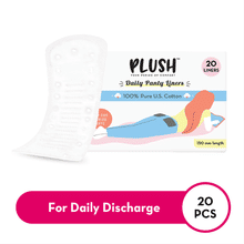 Plush Everyday Panty Liners Ultra Soft No Fragrance & Paraben Free