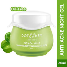 Dot & Key CICA & Niacinamide Calming Renewing Night Gel Cream For Oily, Acne Prone Skin