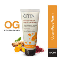 CITTA Encapsulated Ubtan Brightening Face Wash for Tan Removal, Dullness and Glowing Skin