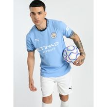 Puma Manchester City Football Club Home Authentic Men Blue Jersey T-Shirt
