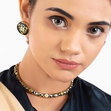 Voylla Tahira Bird and Floral Motifs Jewellery Set