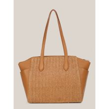 HATS OFF ACCESSORIES Womens Casual Elegance Genuine Leather Handbag - Tan