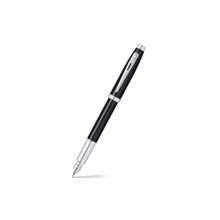 Sheaffer 9338 Gift 100 Fountain Pen - Glossy Black with Nickel Plated Trim