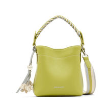MIRAGGIO Pistachio Top Handle Bucket Handbag