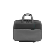 Samsonite Office Laptop Bag for Men | TECH-ICT Polyester Laptop Rolling Tote Suitcase for Travel | Office Bag for Men Women| Laptop Trolley Bag with Wheels, 20 cms, Grey