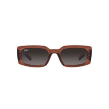 Ray-Ban Transparent Brown Sunglasses 0RB4395 Pillow Brown Frame Grey Lens (54)