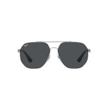 Ray-Ban Gunmetal Sunglasses 0RB3714I Irregular Gunmetal Frame Grey Lens (59)