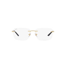 Ray-Ban Vista 0RX6506I Rectangle Gold Frame -Clear Lens (55)