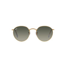 Ray-Ban Gold Sunglasses 0RB3447 Round Gold Frame Grey Lens (50)