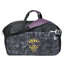 EUME Kolkata Knight Riders 33 Ltrs Duffle Bag with Shoe Compartment, Black Color (L)