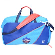 EUME Delhi Capitals 33 Ltrs Duffle Bag with Shoe Compartment, Blue Color (L)