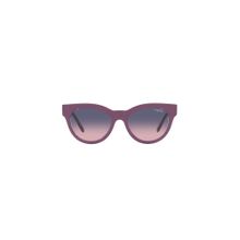 Vogue Eyewear Uv Protected Blue Oval Women Sunglasses (49)