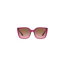 Vogue Eyewear Uv Protected Brown Square Women Sunglasses (54)