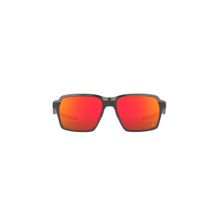 Oakley Uv Protected Red Rectangle Men Sunglasses (58)