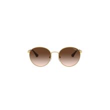 Vogue Eyewear Uv Protected Brown Round Women Sunglasses (53)