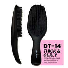 Alan Truman DT14 Thick & Curly - Detangling & Care Brush for Thick & Curly Hair