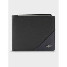 Police Black Color Groix Over Flap Coin Wallet