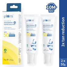Plum 2% Niacinamide Sunscreen SPF 50 PA+++ (Pack Of 2)