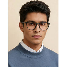 Lenskart Blu Black Square Large Blue Cut Anti-Glare Zero Power Computer Glasses for Men & Women