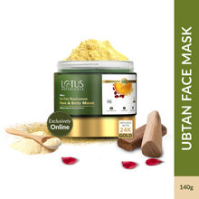Lotus Botanicals Ubtan De-Tan Radiance Face And Body MaskInfused with 24K GoldReduce Skin Tanning