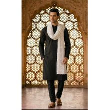 Zamour White Embroidered Dupatta