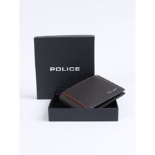 Police Men Leather Textured Multi-Color Wallet