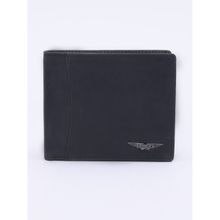 Police Men Leather Solid Black Wallet